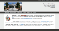 Desktop Screenshot of m.plymouthlibrary.org