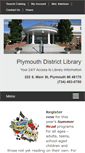 Mobile Screenshot of m.plymouthlibrary.org
